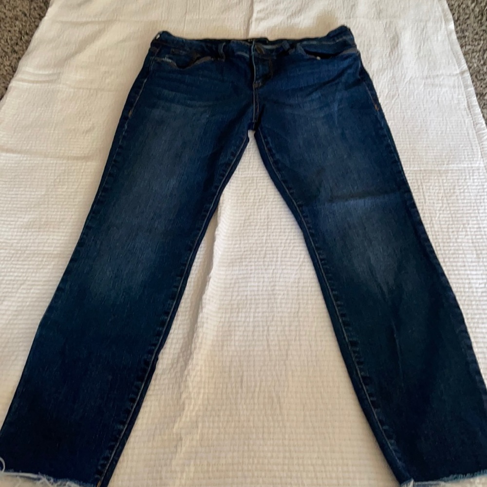 Dark wash STS Blue crop jeans